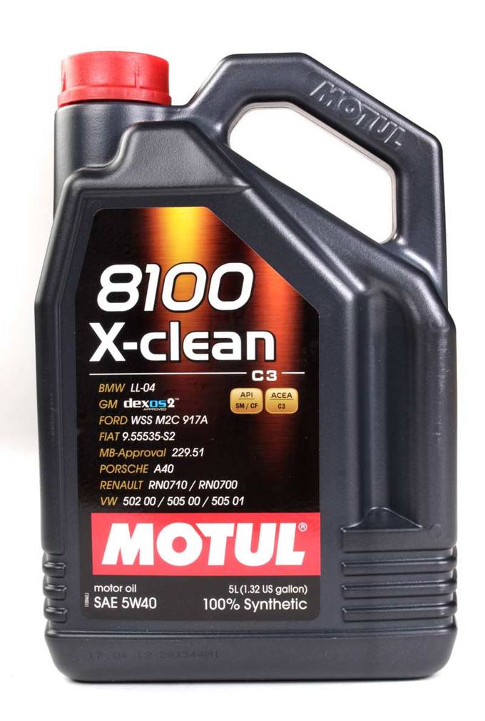 Audi BMW Engine Oil (5w40) (X-Clean 8100) - Motul 102051